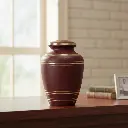 Cabernet Brass Adult Urn