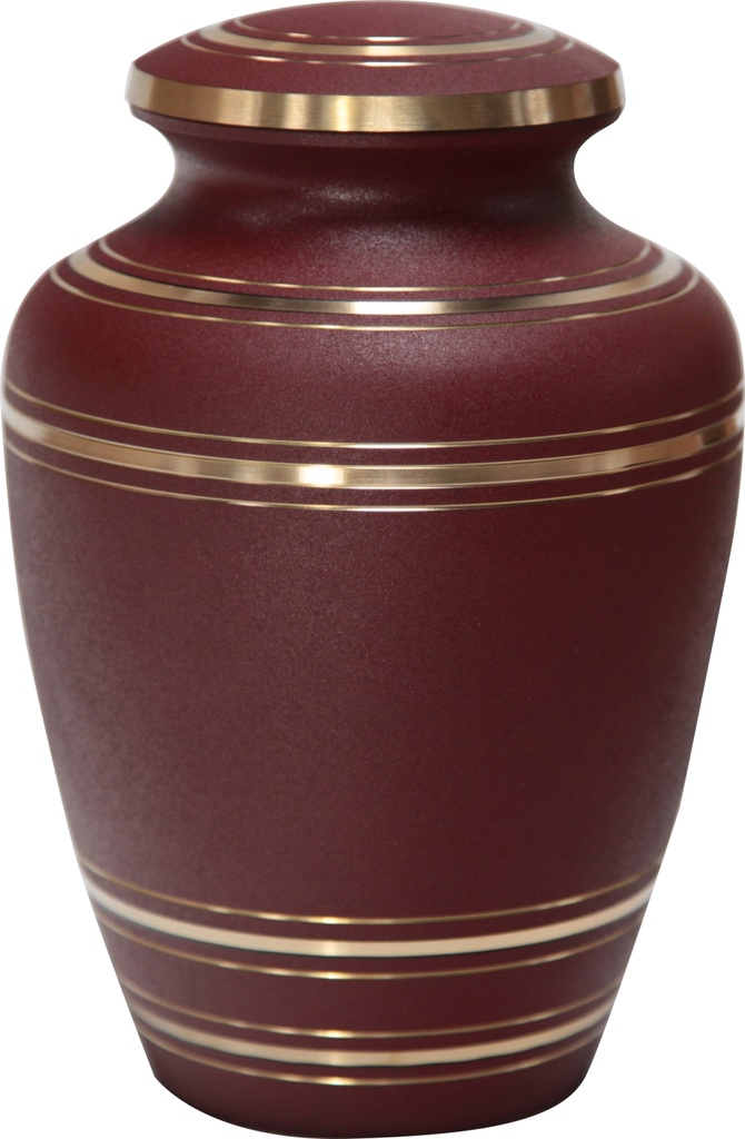 Cabernet Brass Adult Urn